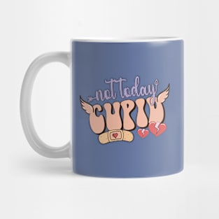 Not Today Cupid Love Sucks Anti Valentines Day Mug